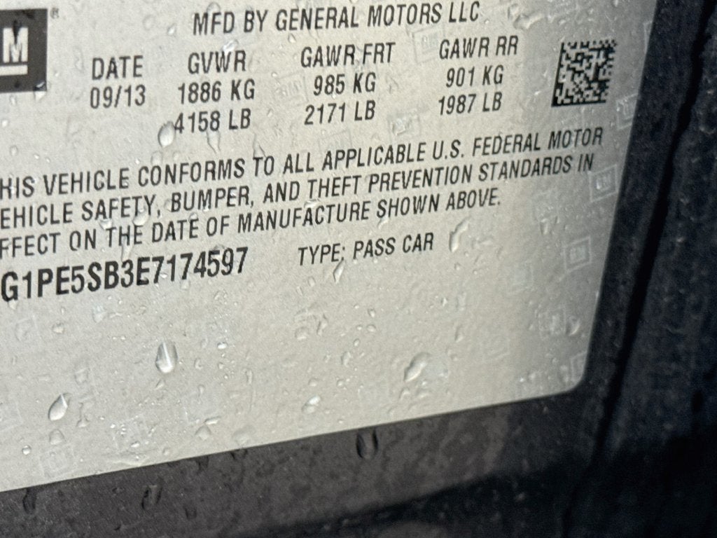 2014 Chevrolet Cruze 2LT