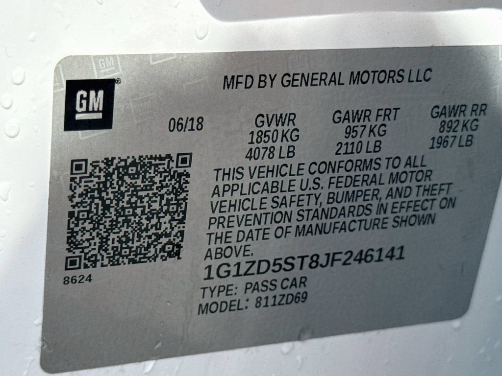 2018 Chevrolet Malibu LT