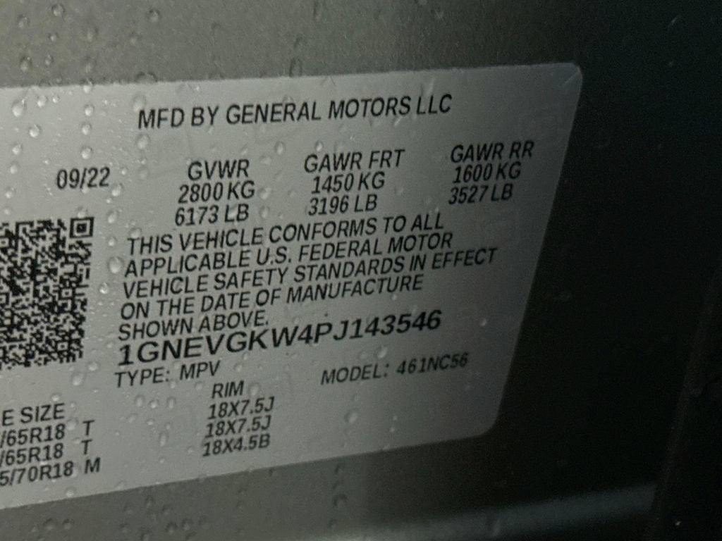 2023 Chevrolet Traverse LT Cloth