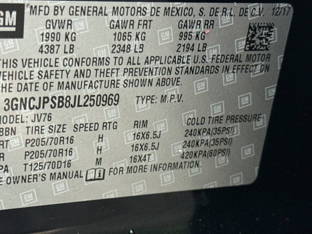 2018 Chevrolet Trax LT