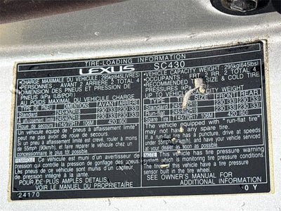 2002 Lexus SC 430 