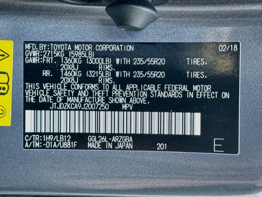 2018 Lexus RX 350L Premium
