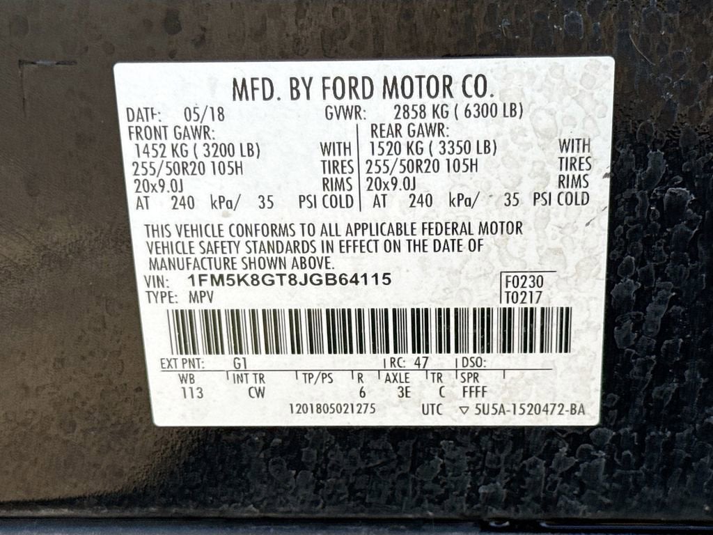 2018 Ford Explorer Sport