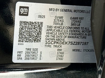 2025 Chevrolet Silverado 1500 LT