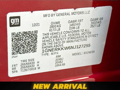 2022 Chevrolet Traverse Premier