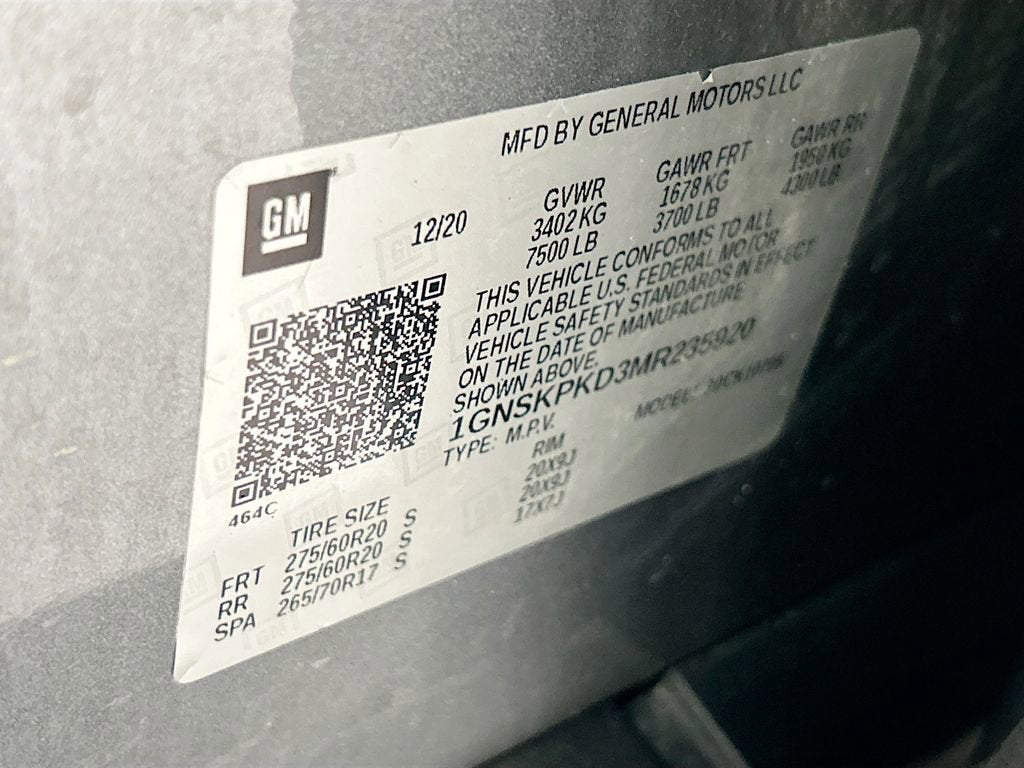 2021 Chevrolet Tahoe Z71