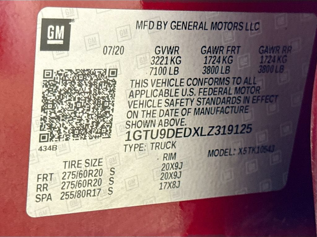 2020 GMC Sierra 1500 SLT