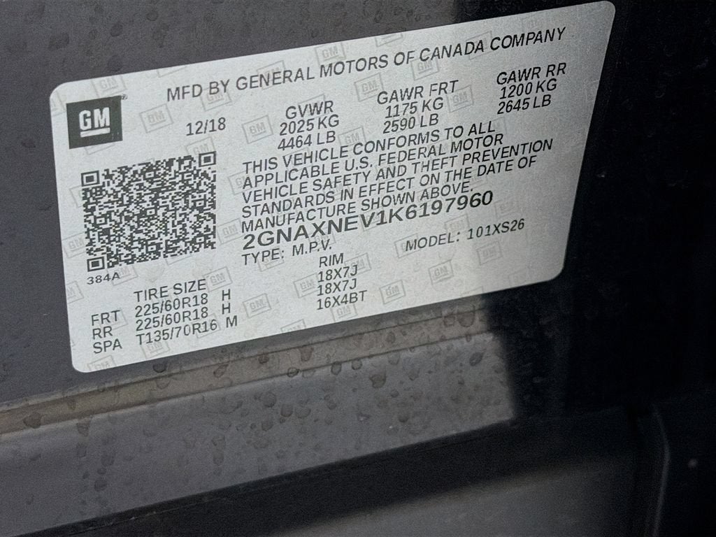 2019 Chevrolet Equinox Premier