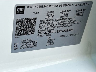 2023 Chevrolet Silverado 1500 ZR2