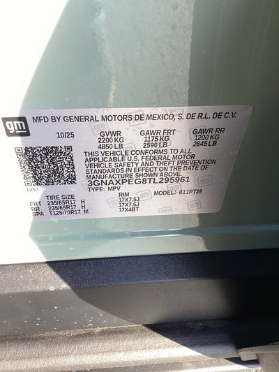 2026 Chevrolet Equinox LT