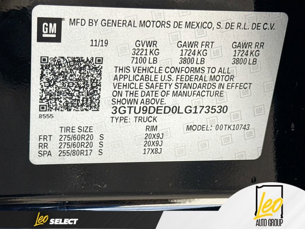 2020 GMC Sierra 1500 SLT