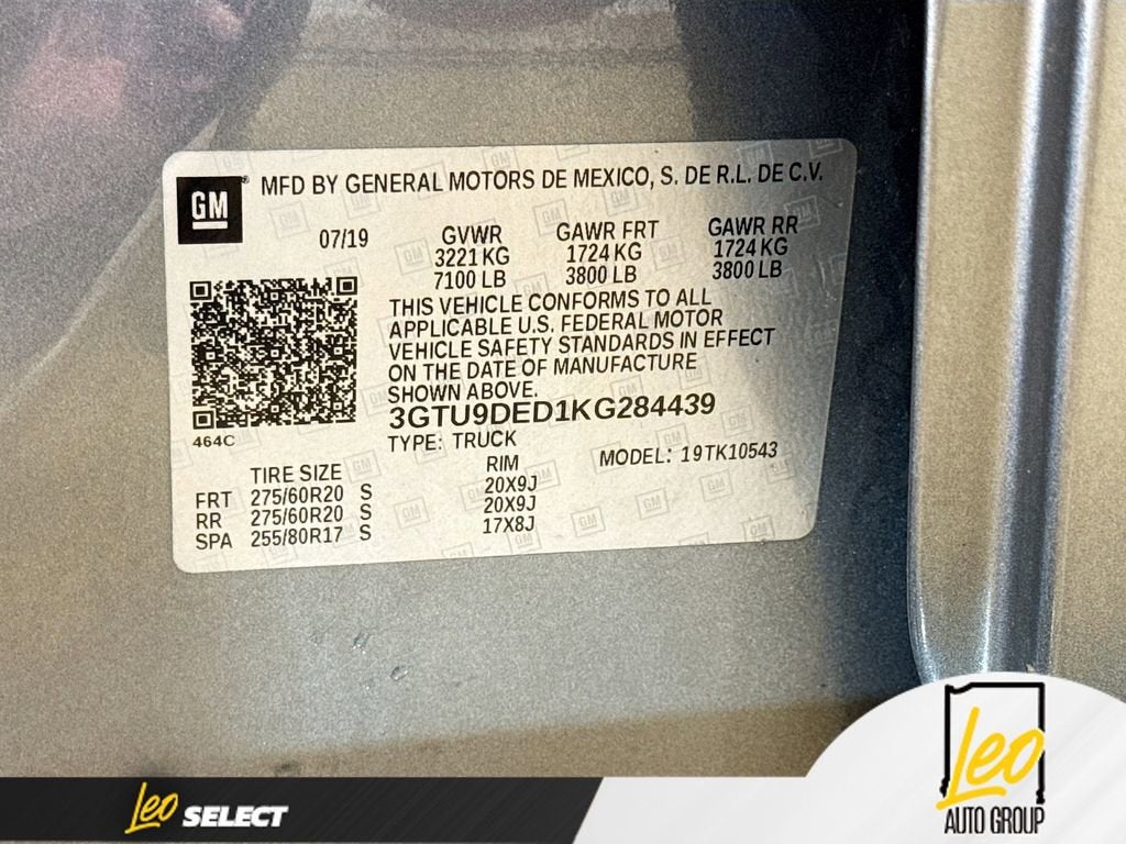 2019 GMC Sierra 1500 SLT