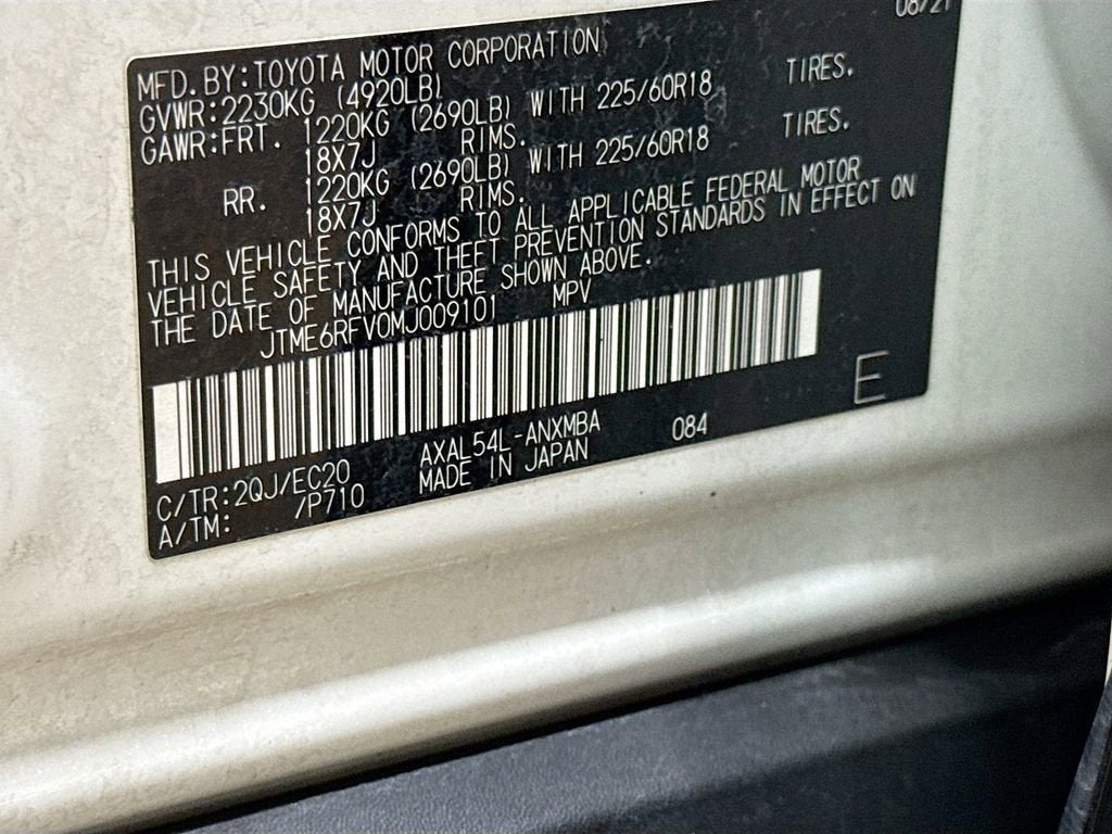 2021 Toyota RAV4 Hybrid XSE