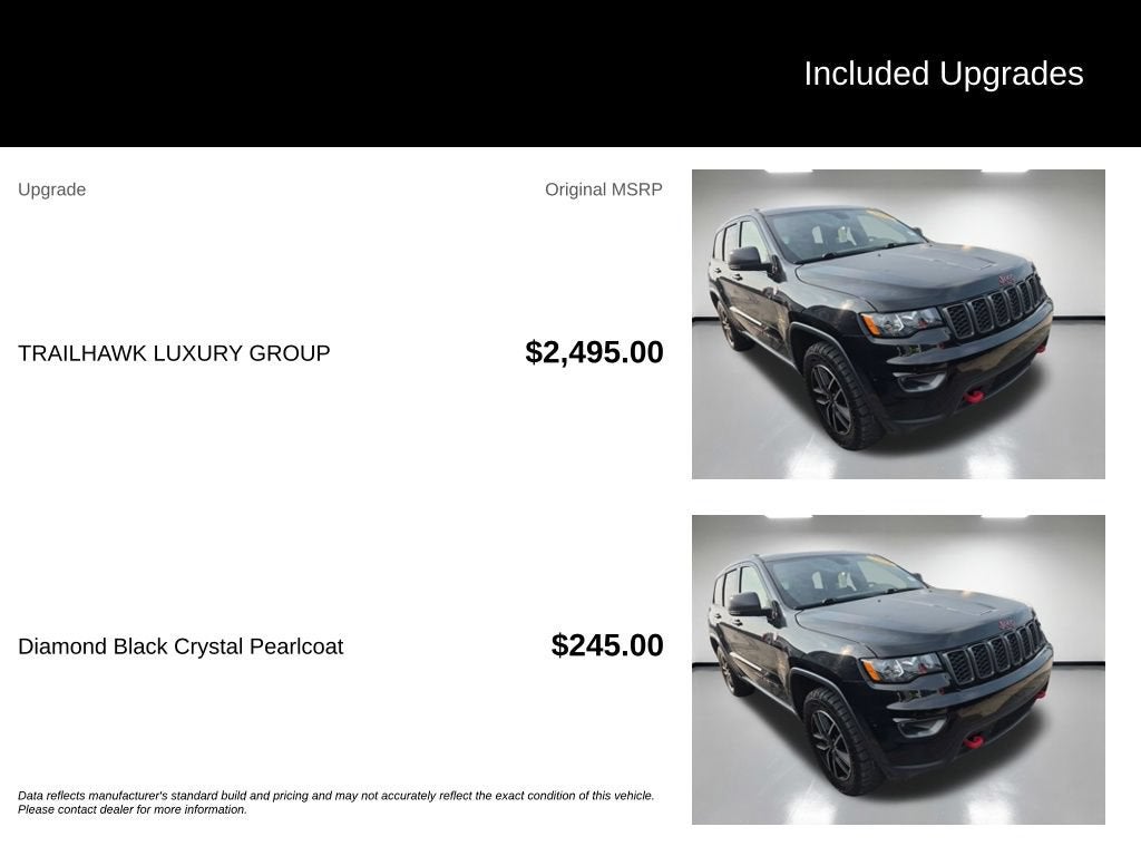 2020 Jeep Grand Cherokee Trailhawk 4x4