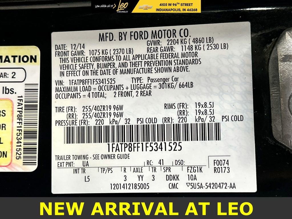 2015 Ford Mustang GT Premium