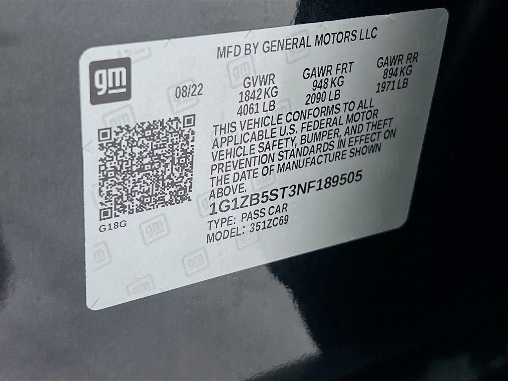 2022 Chevrolet Malibu LS