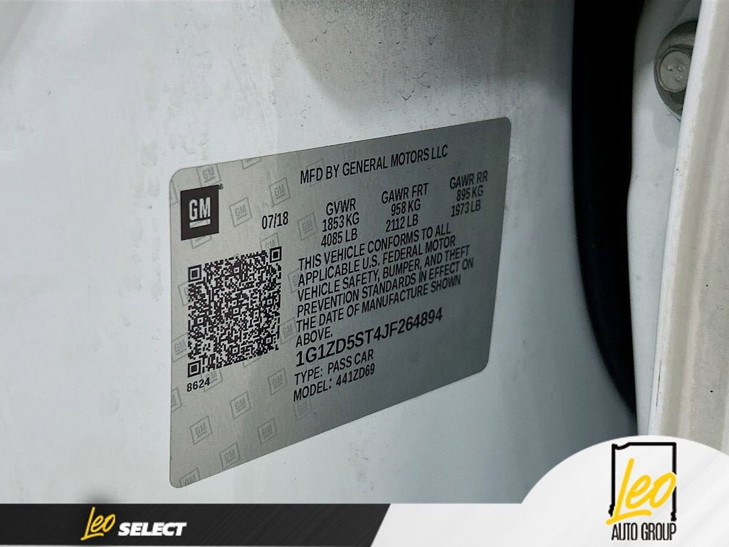 2018 Chevrolet Malibu LT