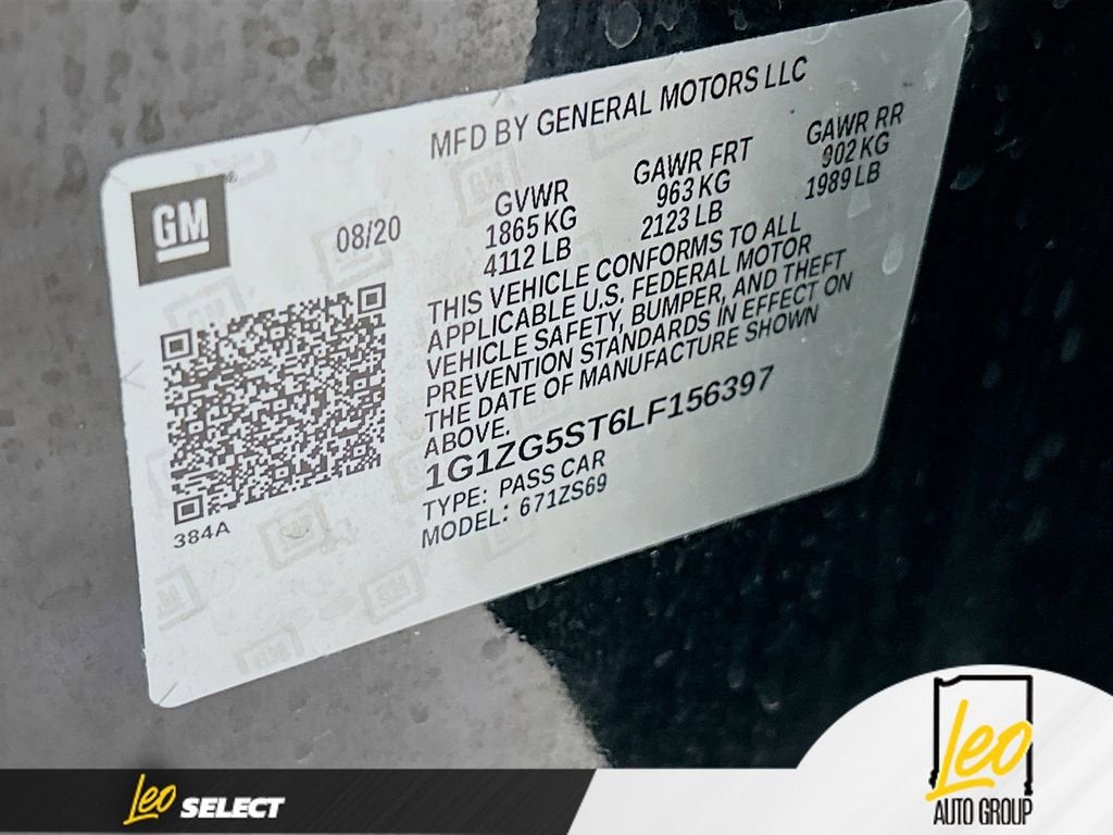 2020 Chevrolet Malibu RS