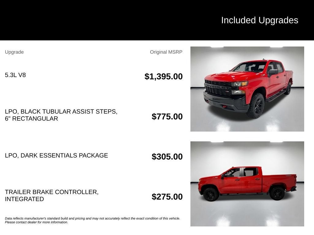 2021 Chevrolet Silverado 1500 Custom Trail Boss