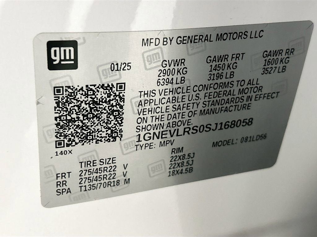 2025 Chevrolet Traverse RS