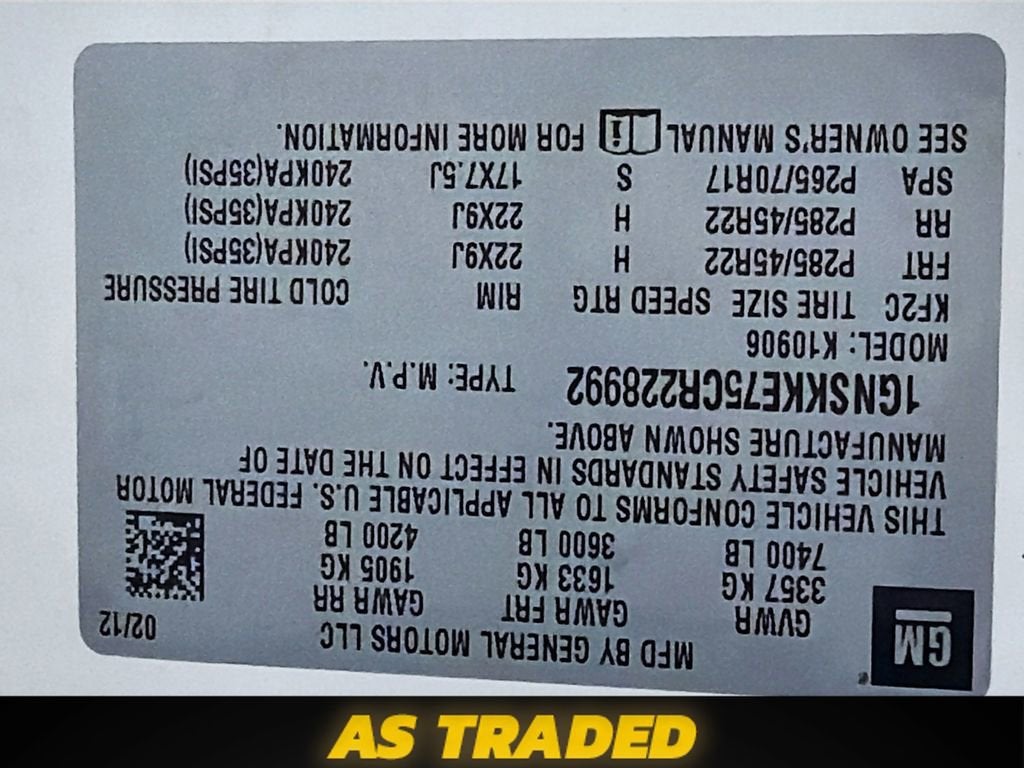 2012 Chevrolet Suburban LTZ