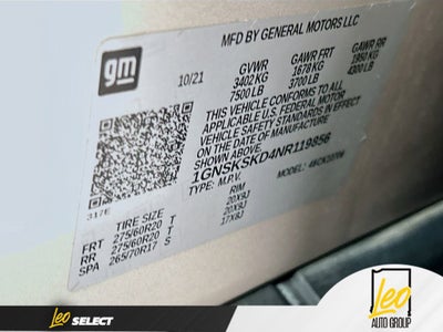 2022 Chevrolet Tahoe Premier