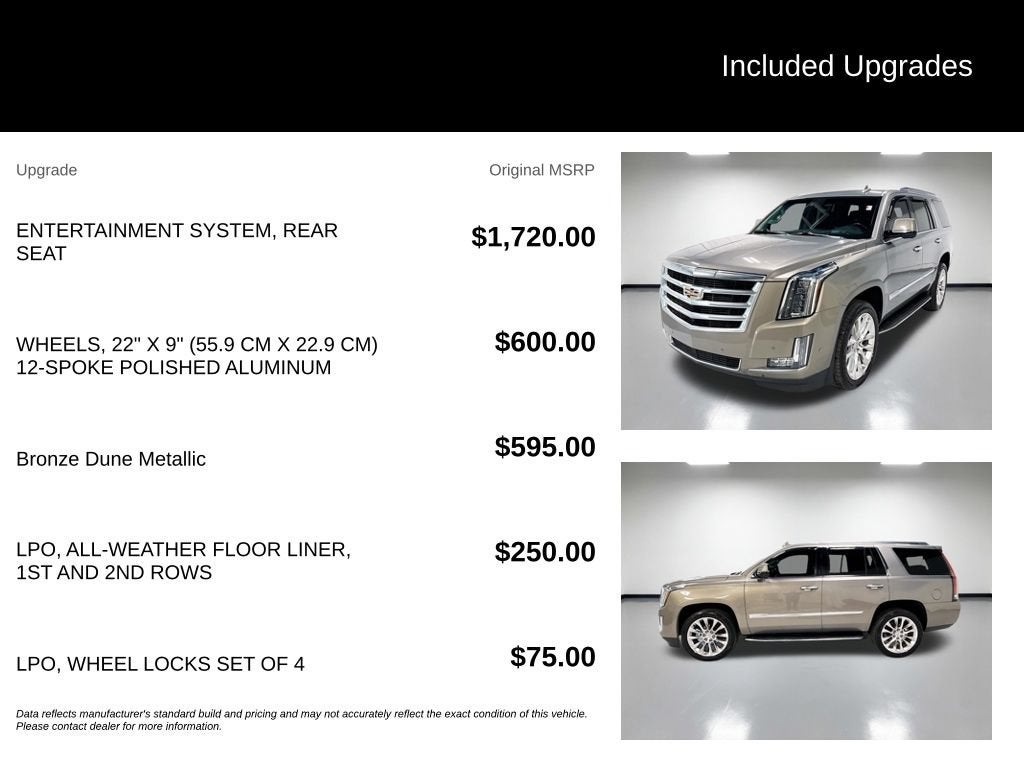 2017 Cadillac Escalade Luxury