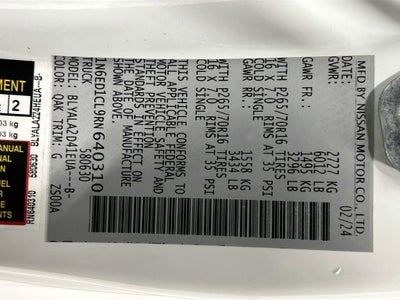 2024 Nissan Frontier S