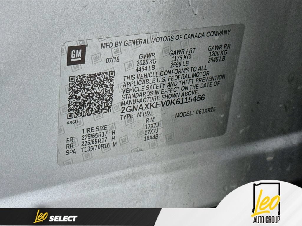 2019 Chevrolet Equinox LT