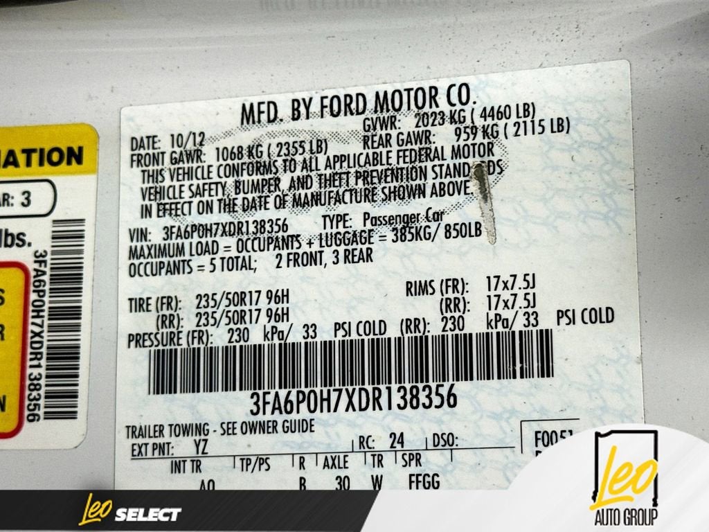 2013 Ford Fusion SE