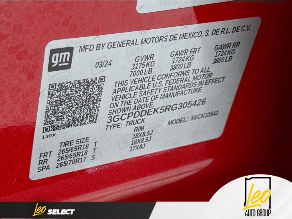 2024 Chevrolet Silverado 1500 LT