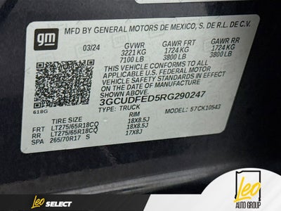 2024 Chevrolet Silverado 1500 LT Trail Boss