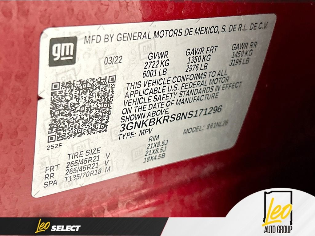 2022 Chevrolet Blazer RS