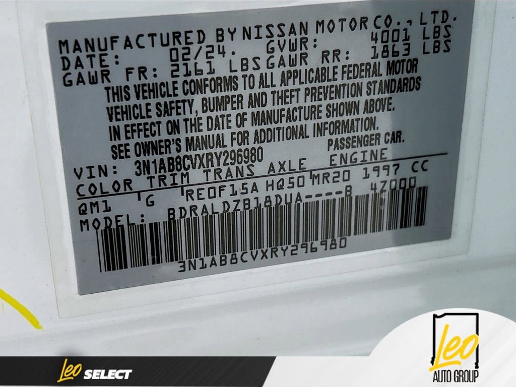 2024 Nissan Sentra SV