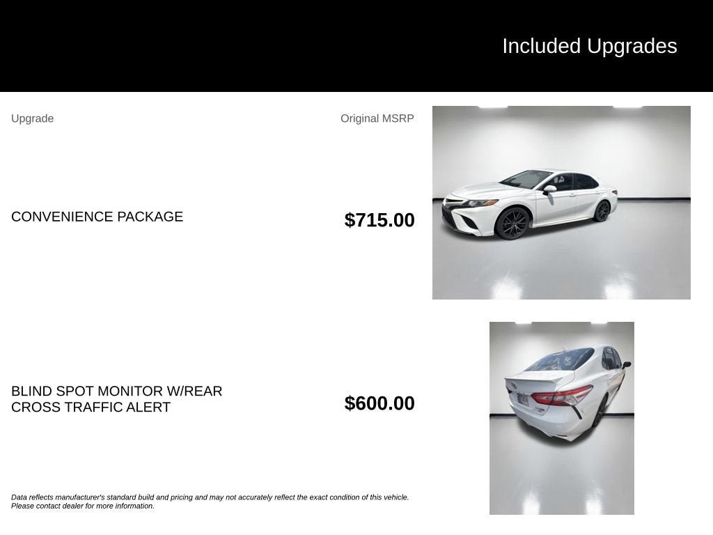 2020 Toyota Camry SE