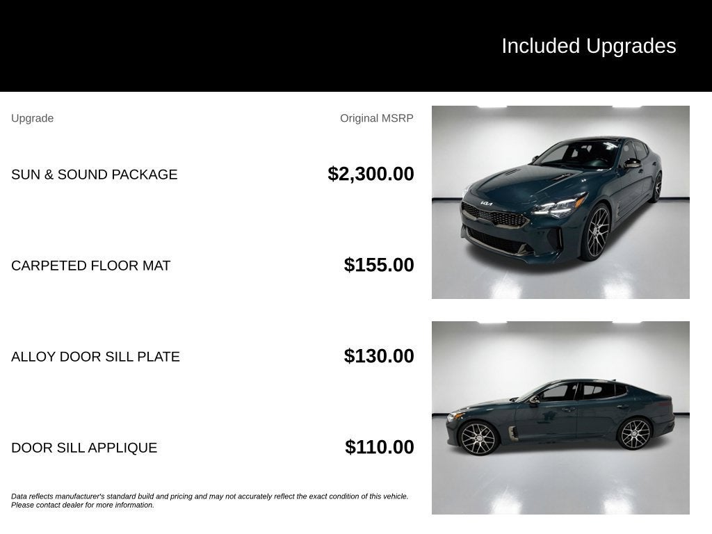 2022 Kia Stinger GT-Line