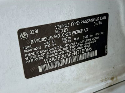 2015 BMW 3 Series 328i xDrive