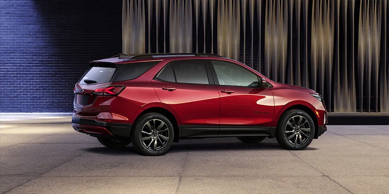 equinox parked on road 