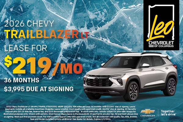 2026 Chevy Trailblazer LT