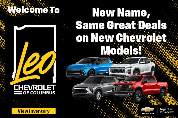New Name, Same Great Deals on New Chevrolet Models