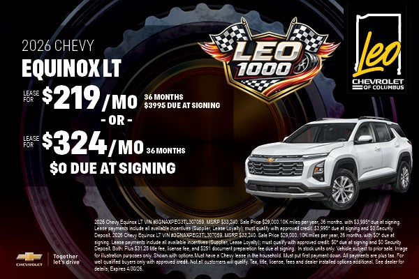 2026 Chevy Equinox LT
