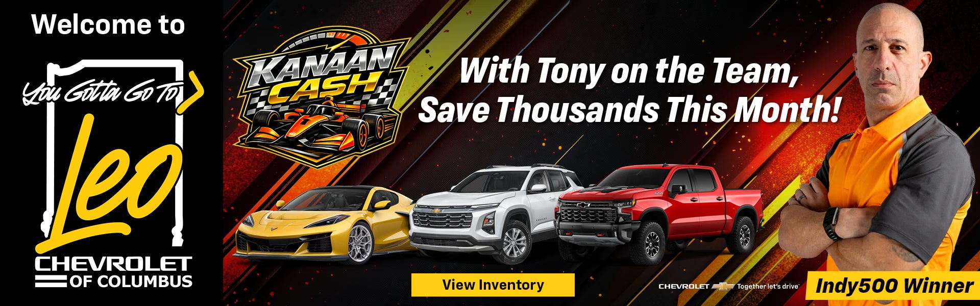 With Tony on the Team, Save Thousands This Month!