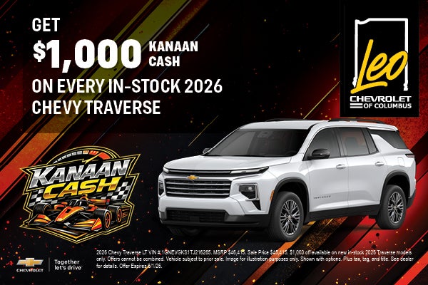 2026 Chevy Traverse