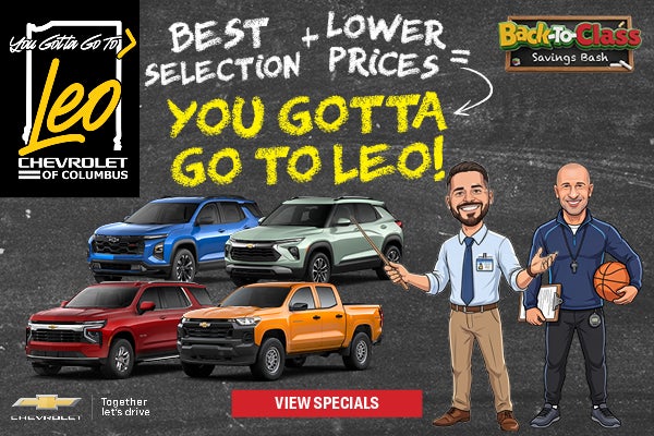 Check Out Our Vehicle Specials!